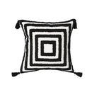 Axyaa Tufted Geometric Cushion Cover for Modern Home Decor