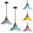 Axya Vintage LED Pendant Light: Stylish Nordic Colorful Ceiling Lamp