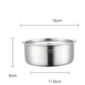 Axyaa Stainless Steel Bowl with Lid, Food Container, Kitchen Tableware