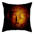 Buddha Pattern Throw Pillow Cover by Axyaa for Home, Car, Sofa Décor