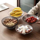 Axya Glass Fruit Snack Platter - Elegant Display for Home & Hospitality