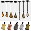 Axyaa Aluminum Pendant Light E27 Edison Lamp Holder Industrial Hanging Loft Vintage