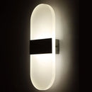 Axyaa LED Round Corner Acrylic Wall Lamp for Home Interiors