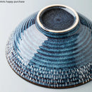Axya Blue Ceramic Soup Bowl Set for Elegant Dining and Serving