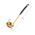 Axyaa 304 Stainless Steel Soup Spoon Colander Kitchen Utensil