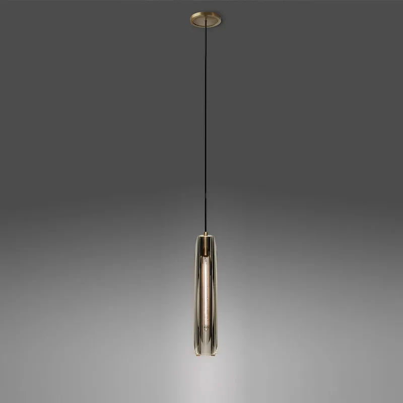 Nordic Luxury Crystal Chandelier - Axyaa Natural Copper Dining Room Lamp