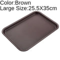 White Plastic Dinner Plate Set by Axyaa: Nordic Style Rectangular Tray for Home & Hotel
