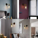 Axyaa Industrial Wall Sconce Light Retro E27 Lamp for Indoor Lighting