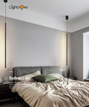 Nordic Living Room Pendant Lamp by Axya - Minimalistic, Long Line Dining Room Light