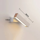 Axyaa Nordic Rotating Wall Lamp, Modern Minimalist LED Bedroom Lighting