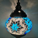 Axyaa Mediterranean Style Glass Mosaic Table Lamp