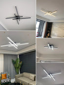 Axyaa Minimalist Nordic Ceiling Light for Living Room Bedroom Villa Hall Duplex