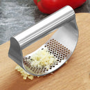Axyaa Stainless Steel Garlic Press - Kitchen Vegetable Fruit Tools
