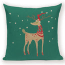 Axyaa Christmas Bed Linen Pillowcase Set for Home Decor and Gifts