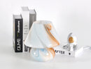 Nordic Glass Desk Lamp by Axyaa: Colorful LED Table Light for Bedroom