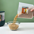 Axyaa Rotating Rice Bucket Grain Storage Box Cereal Dispenser Moisture-Proof Container