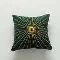 Axyaa Velvet Embroidery Cushion Cover 45x45cm - Durable Home Decor for Sofa Bed