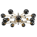 Axyaa Luxury Glass Ball LED Chandelier for Indoor Living Room, Kitchen, Bedroom
