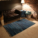 Axyaa Handmade Tassel Rug: Boho Cotton Cloth Tapestry for Home Living Room & Kitchen