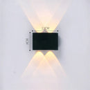 Axyaa Dual-Head LED Wall Light IP65 Waterproof Modern Aluminum Wall Lamp