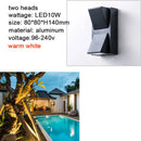 Axyaa Outdoor Aluminum Wall Lamps LED IP65 Waterproof 5W 10W Garden Porch Sconce