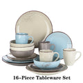 Axyaa Navia-LH Stoneware Ceramic Dinnerware Set - Dinner, Dessert Plate, Bowl, Mug