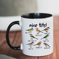 Axyaa Bird Lover's 11oz Ceramic Coffee Mug - Creative Photography & Animal Protection Gift