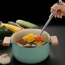 Axyaa Stainless Steel Korean Kitchenware Set: Pots, Spoons, Colander, Spatula