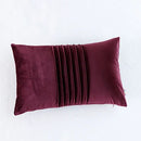 Axyaa Velvet Cushion Cover in Pink Blue Green Purple – 30x50cm