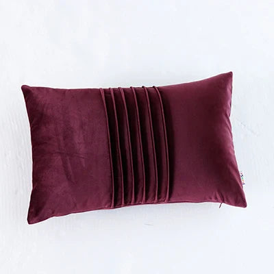 Axyaa Velvet Cushion Cover in Pink Blue Green Purple – 30x50cm