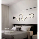 Axyaa Modern Iron Body Wall Lamps LED Sconce Lights for Bedroom Study Living Balcony Aisle