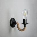 Axya Country Rope Wall Lamp for Retro Living Room Decor