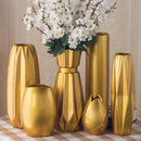 Axyaa Europe Gold-plated Ceramic Vase Creative Design Porcelain Flower Vase