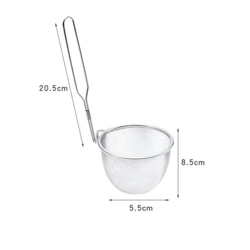 Axyaa Stainless Steel Mesh Hot Pot Colander Skimmer for Home Kitchen Cooking