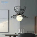 Axyaa Luxury Metal Pendant Ceiling Lamp Adjustable LED Suspension Hanging lamp