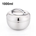 Axyaa Double Wall Vacuum Thermal Lunch Box: Stainless Steel, Insulated, Bento Container