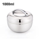 Axyaa Double Wall Vacuum Thermal Lunch Box: Stainless Steel, Insulated, Bento Container