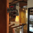 Axyaa Industrial Water Pipe Wall Light – Vintage Retro Loft Bar Cafe Sconce Lighting