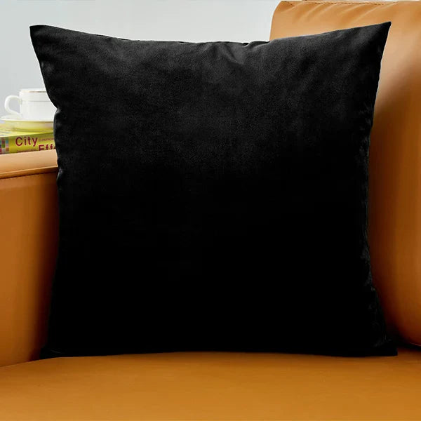 Axyaa Luxury Velvet Beige Cushion Cover for Elegant Home Decor
