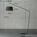 Axyaa Nordic Black Fishing Floor Lamp for Living Room and Bedroom
