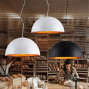 Axyaa Loft Vintage Pendant Lamp Metal Black White Industrial Retro Lighting