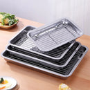 Axyaa Stainless Steel Bakeware Set Kitchen Utensils Storage Tray Cooling Rack