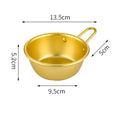Axyaa Korean Rice Wine Bowl Dipping Sauce Aluminum Container Ramen Noodle Seasoning Bowl