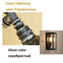 Axyaa Vintage E27 Wall Sconce Light - Retro Loft Bedside Balcony Stair Pub Restaurant Wall Lamp