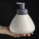 Axya Ceramic Foam Soap Dispenser for Hotels | Customizable Logo Kitchen Hand Sanitizer Bottle