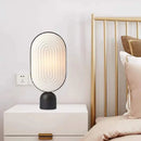 Axyaa Metal LED Bedside Table Lamp for Modern Home Decor Lighting