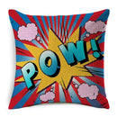 Axyaa POP Art Pineapple Throw Pillow Cover - Modern Decorative Cushion
