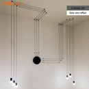 Axya Industrial Retro LED Wall Lamp - Black Minimalist Wall Light