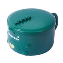 Axyaa Cute Dinosaur Stainless Steel Noodle Bowl with Lid - Portable Lunch Box