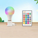 Axyaa RGB LED Bulb E27 10-20W Dimmable with Remote - 16 Colors Smart Lighting